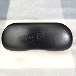 Ray Ban Black Leather Hard Shell Protective Clamshell Sunglasses Case
